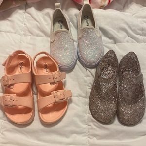 Cat and Jack & old navy summer shoes